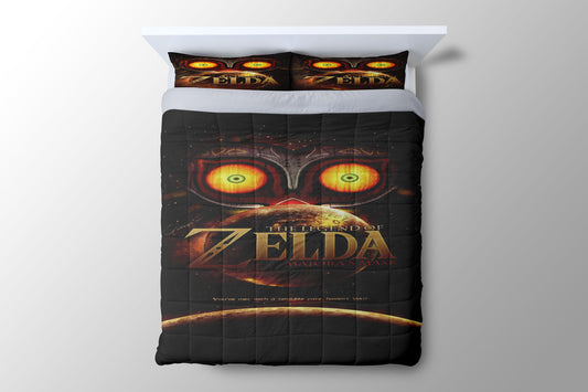 The Legend Of Zelda Majora Mask Duvet Cover - King