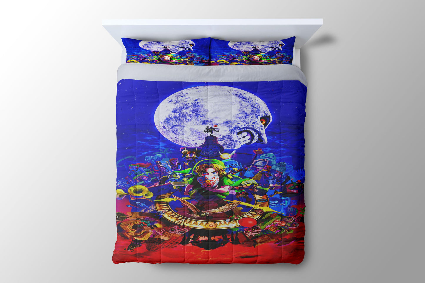 The Legend Of Zelda Majoras Mask Poster Duvet Cover - King