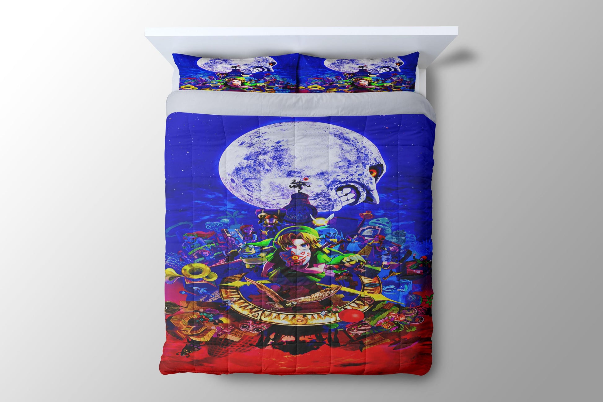 The Legend Of Zelda Majoras Mask Poster Duvet Cover - King