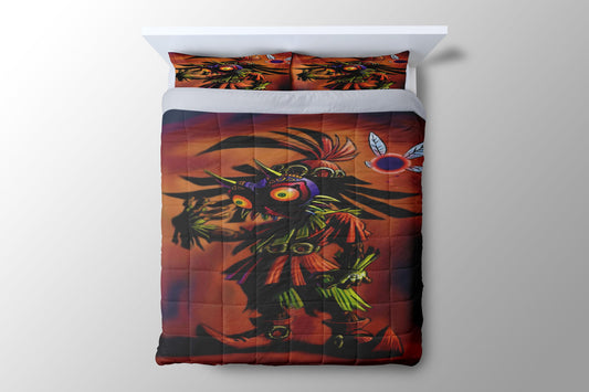 The Legend Of Zelda Majoras Mask Skull Kid Duvet Cover - King