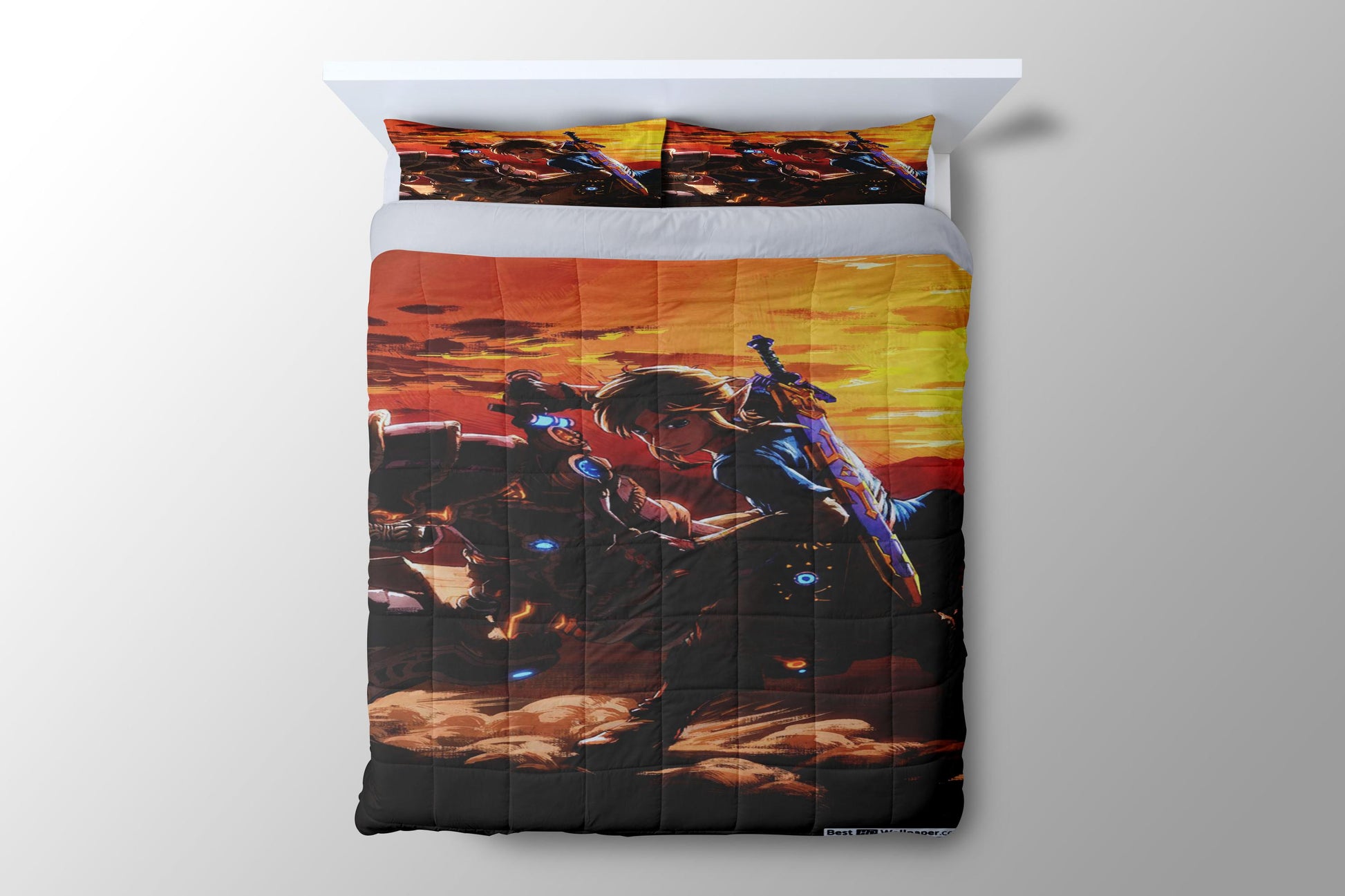 The Legend Of Zelda Sunset Duvet Cover - King