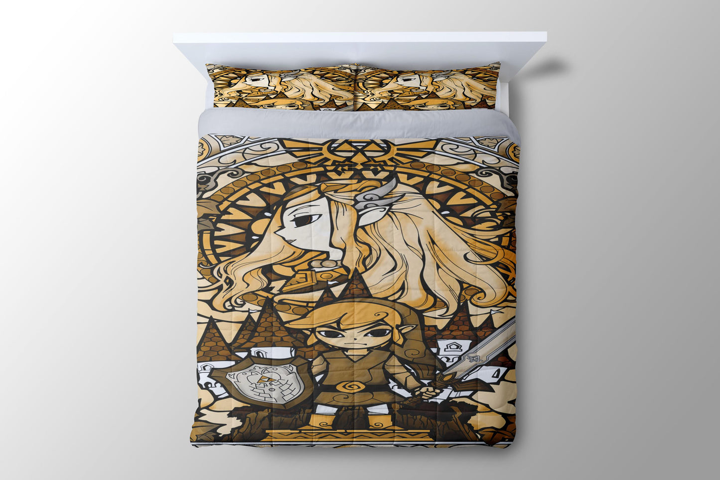 The Legend Of Zelda The Wind Waker Glass Duvet Cover - King