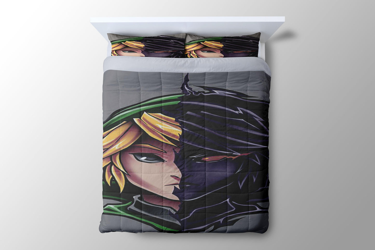 The Legend Of Zelda Two Face Duvet Cover - King