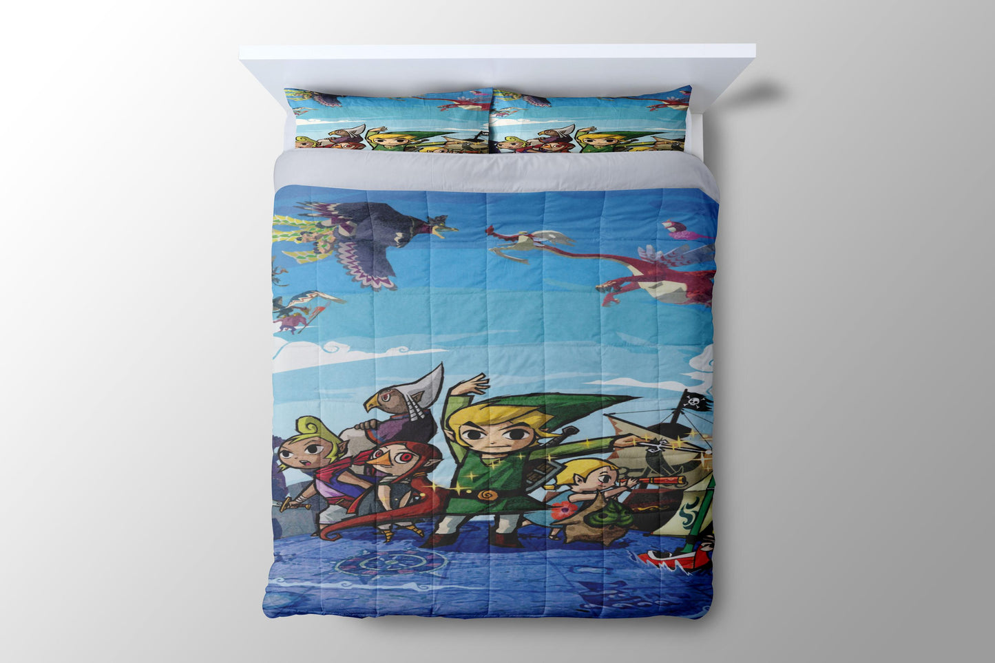 The Legend Of Zelda Wind Waker Duvet Cover - King