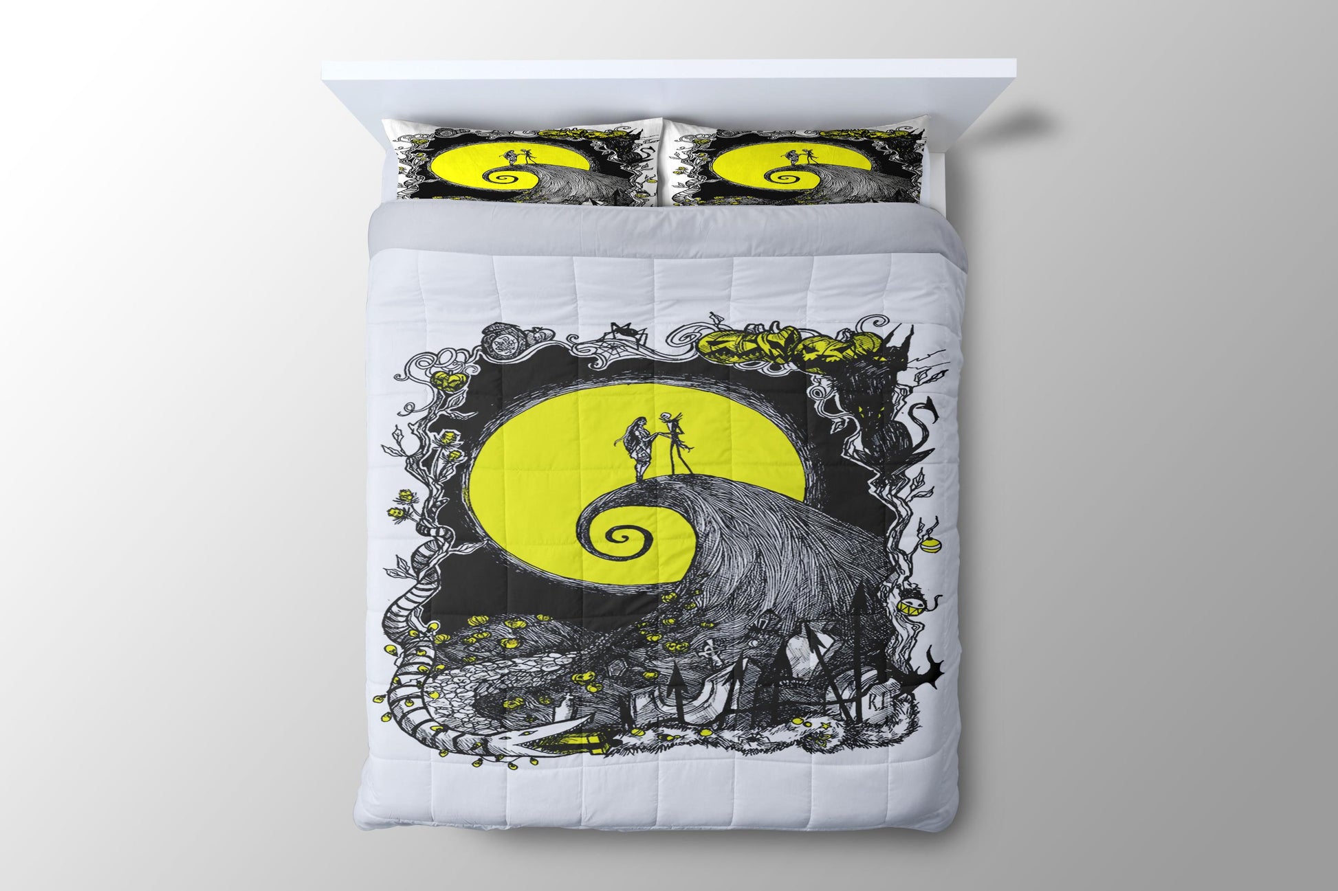 The Nightmare Before Christmas Frame 2 Duvet Cover - King