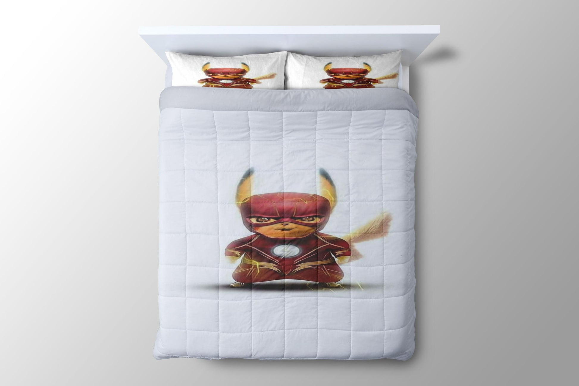 The Pikaflash Pikachu X The Flash Duvet Cover - King