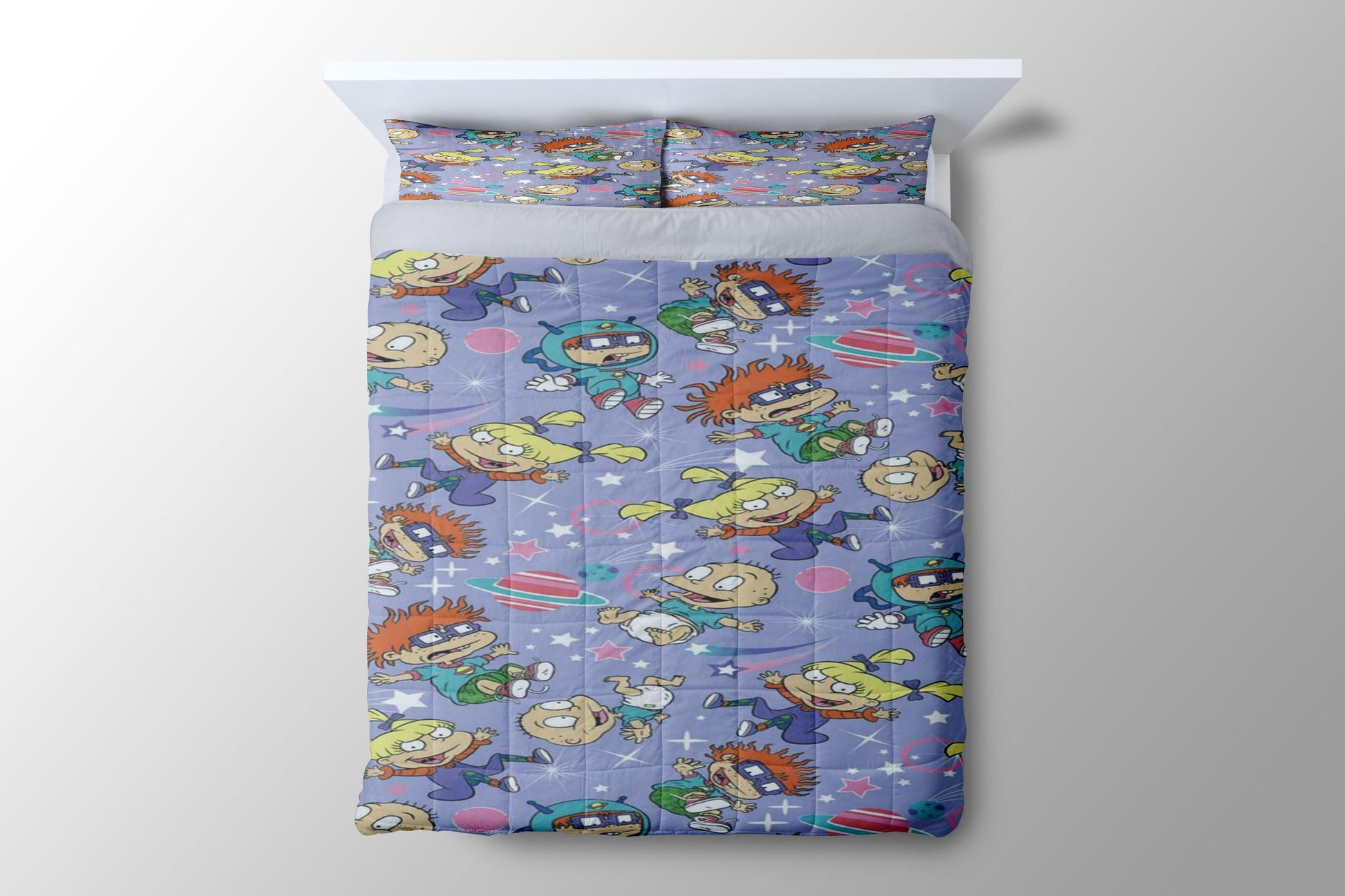 The Rugrats Pattern Acid G Duvet Cover - King