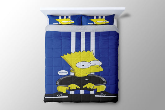 The Simpsons Adidas Duvet Cover - King