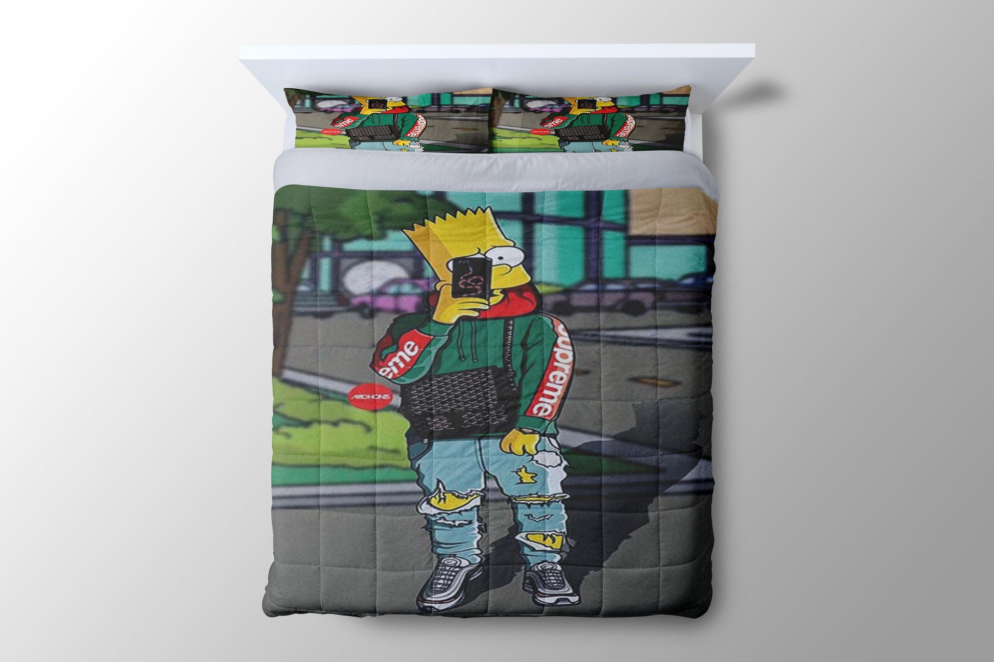 The Simpsons Bart Hypeb Duvet Cover - King