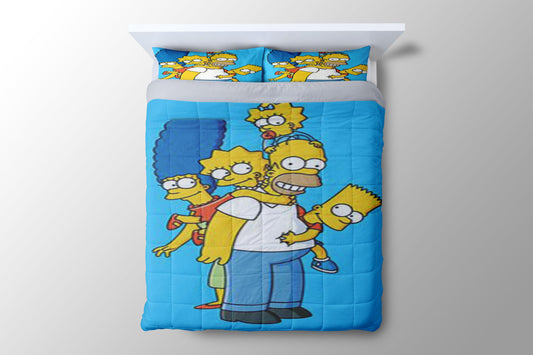 The Simpsons Family Duvet Cover - King