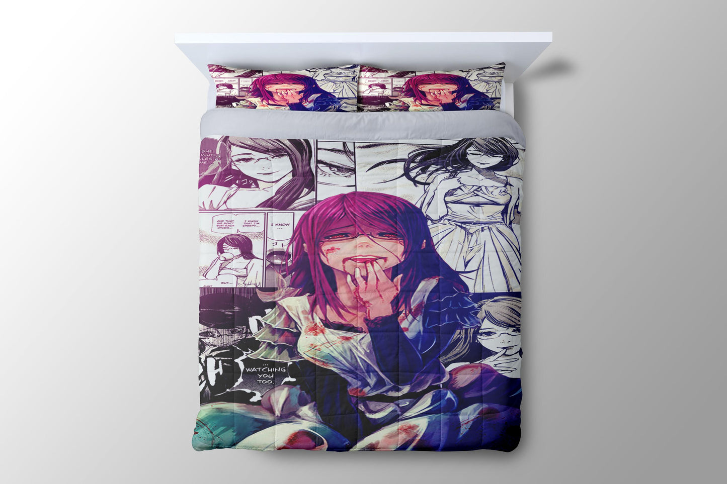 Tokyo Ghoul Art Rize Comic Duvet Cover - King