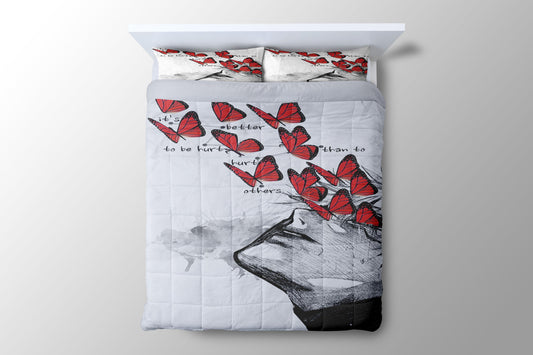 Tokyo Ghoul Kaneki Butterfly Duvet Cover - King