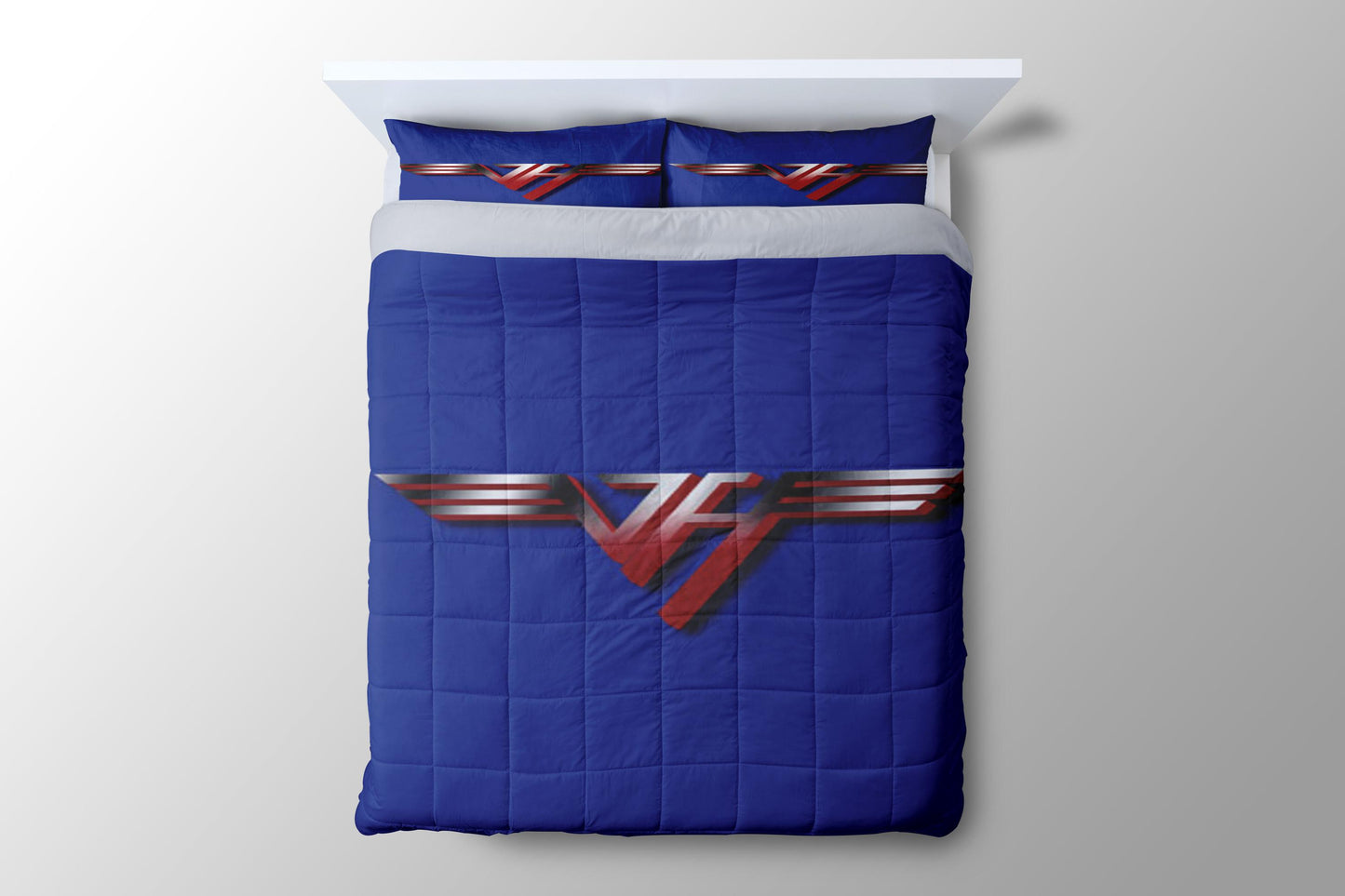 Van Halen Red Duvet Cover - King