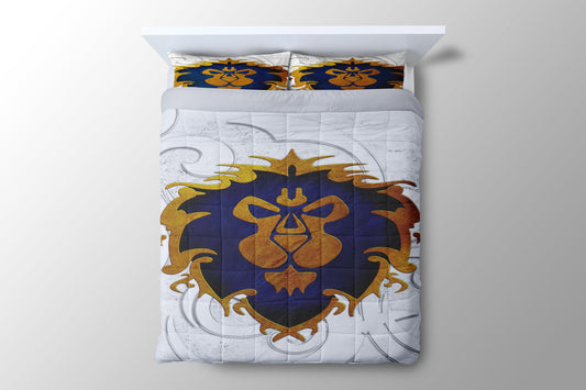 World Of Warcraft Alliance Logo Duvet Cover - King