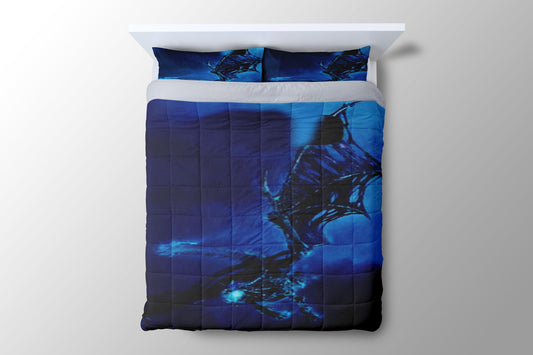 World Of Warcraft Ice Dragon Duvet Cover - King