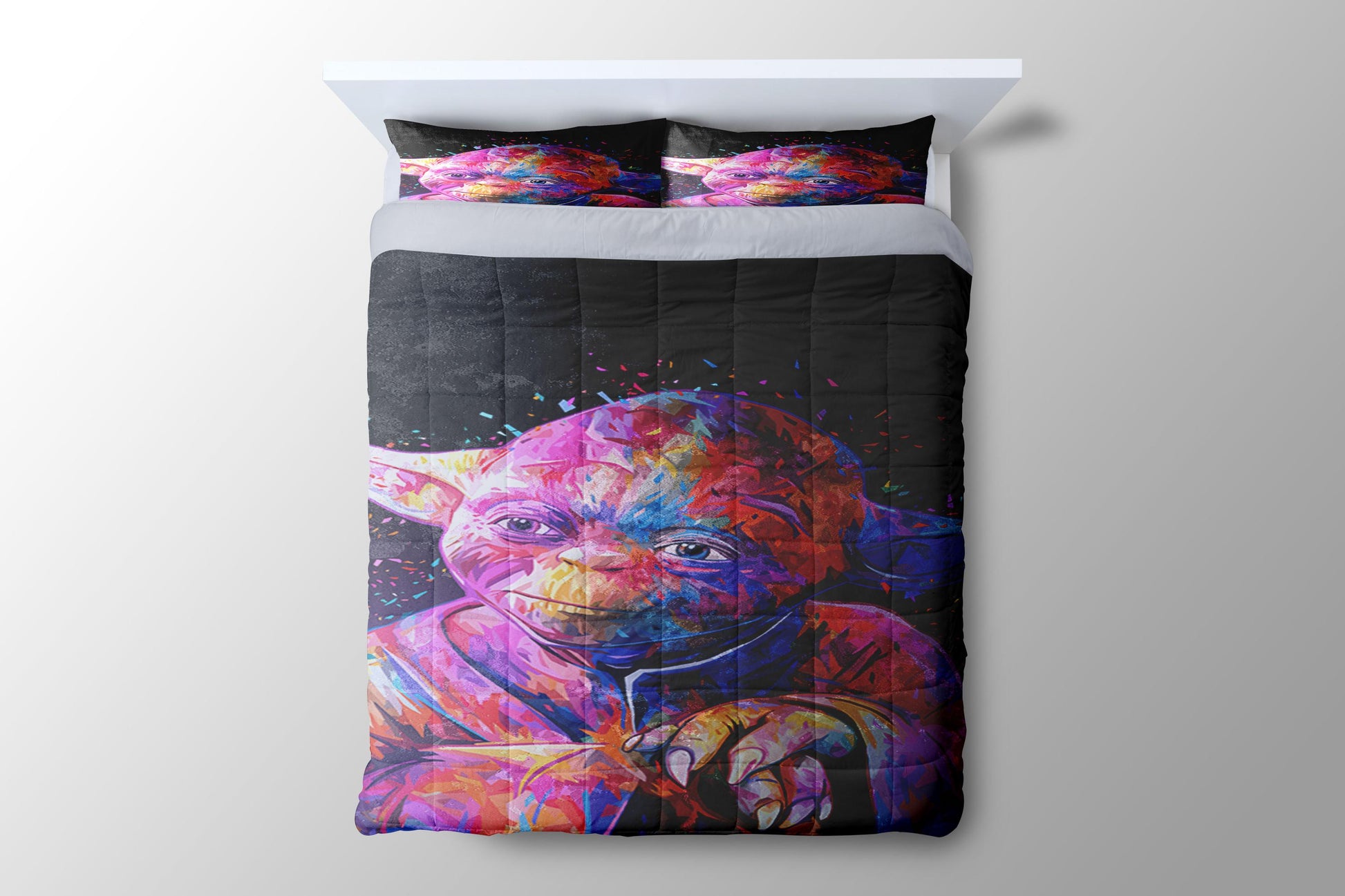 Yoda Star Wars Colorful Duvet Cover - King