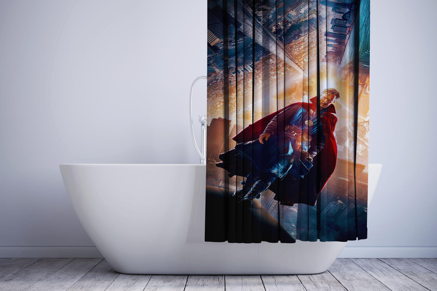 Aniketman Doctor Strange Wallpaper Shower Curtain