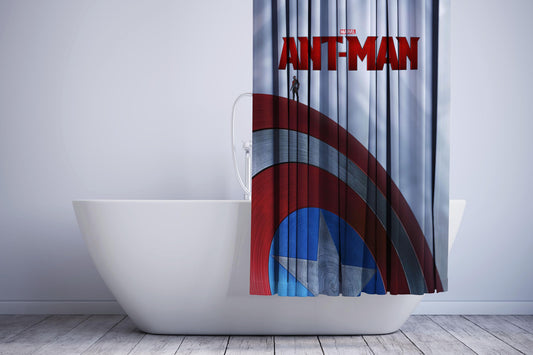 Ant Man X Captain America Shower Curtain