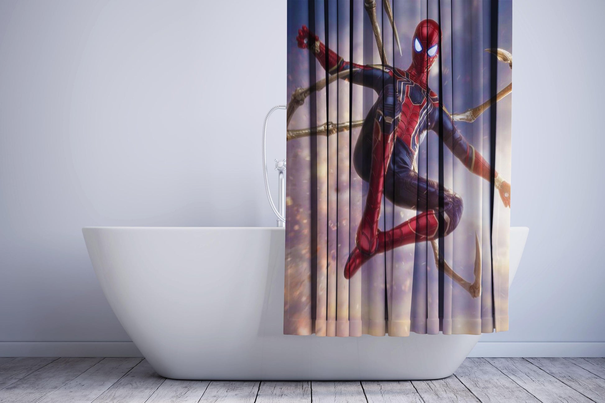 Avenger Infinity Wars Spiderman Shower Curtain