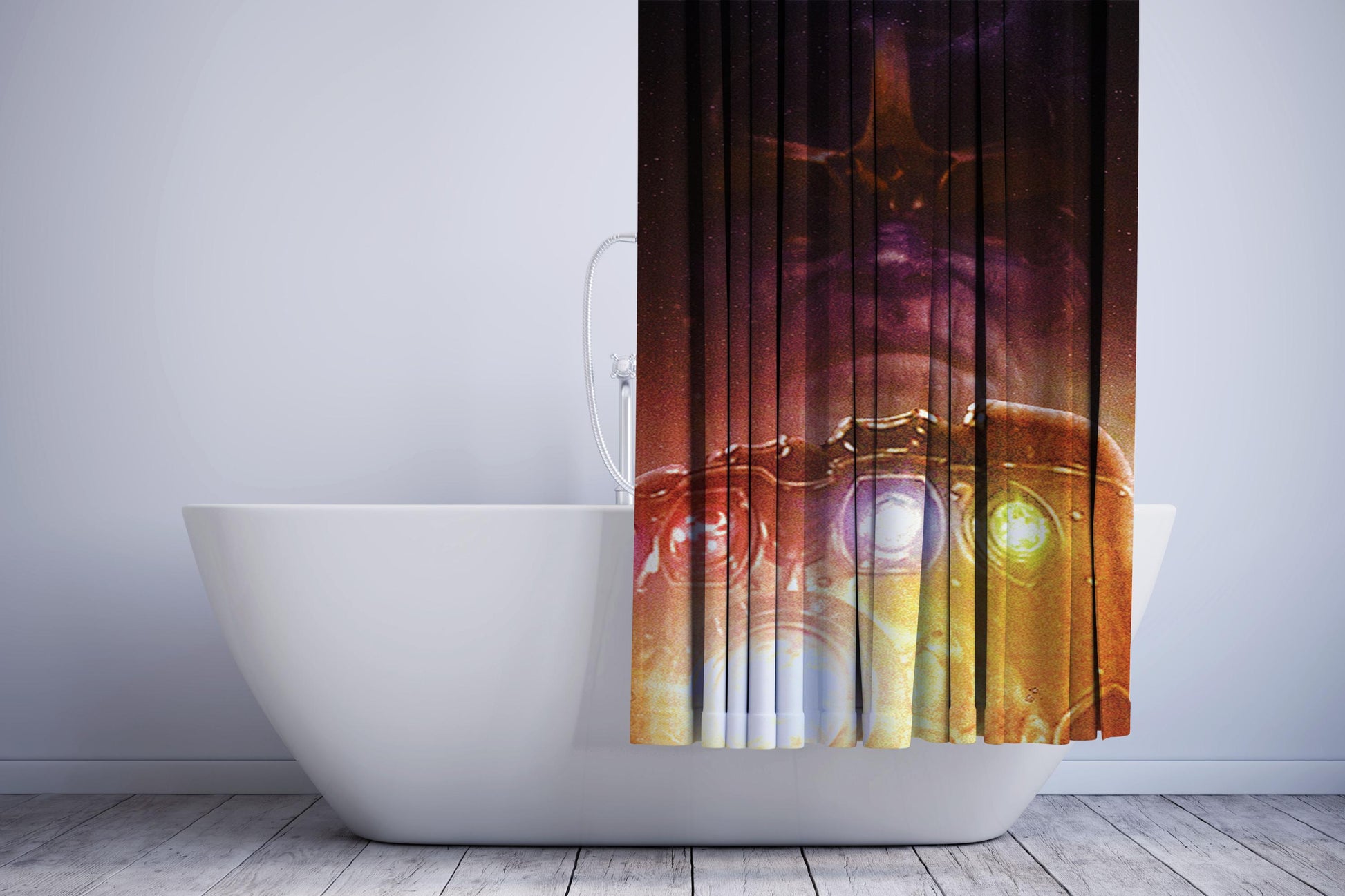 Avenger Invinity War Thanos Universe Shower Curtain