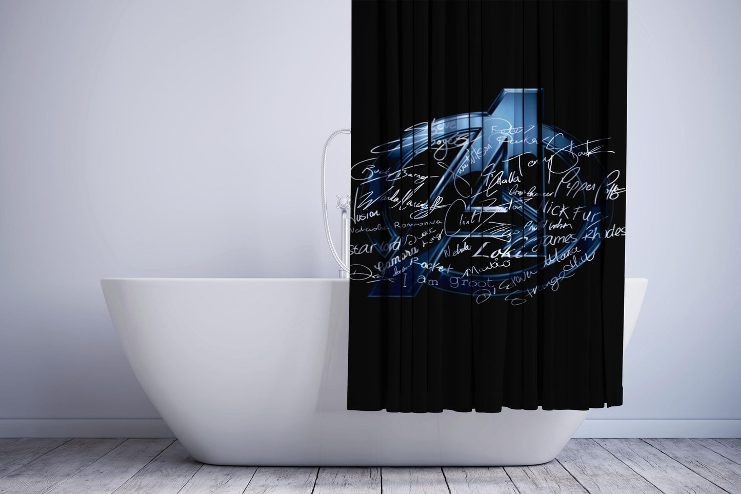 Avenger Signature Film Player Shower Curtain