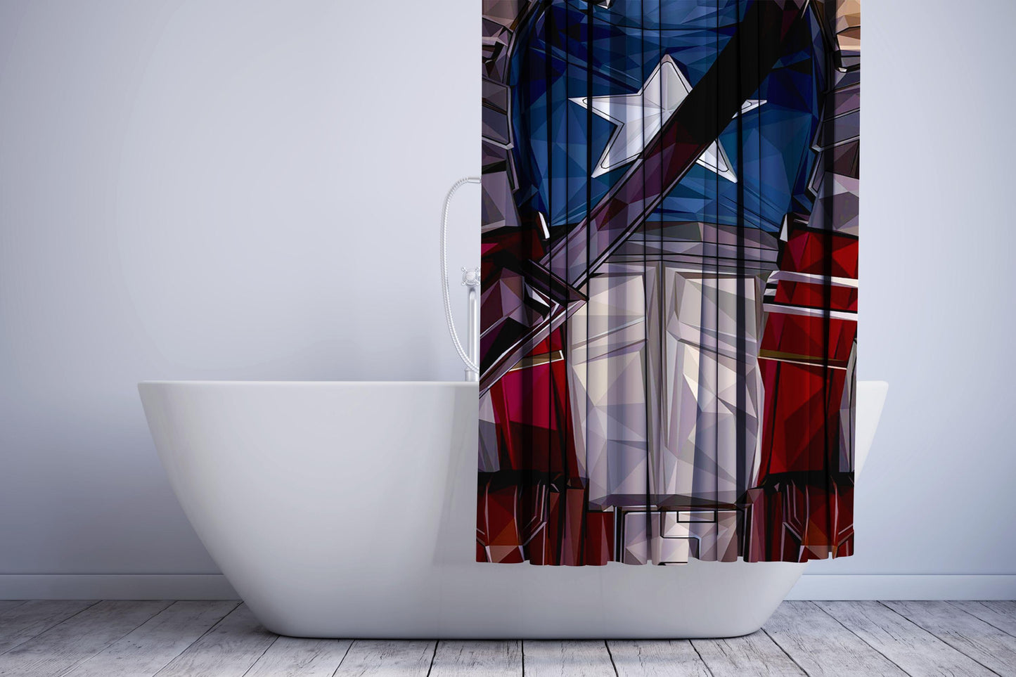 Captain America Steve Rogers 5 Shower Curtain