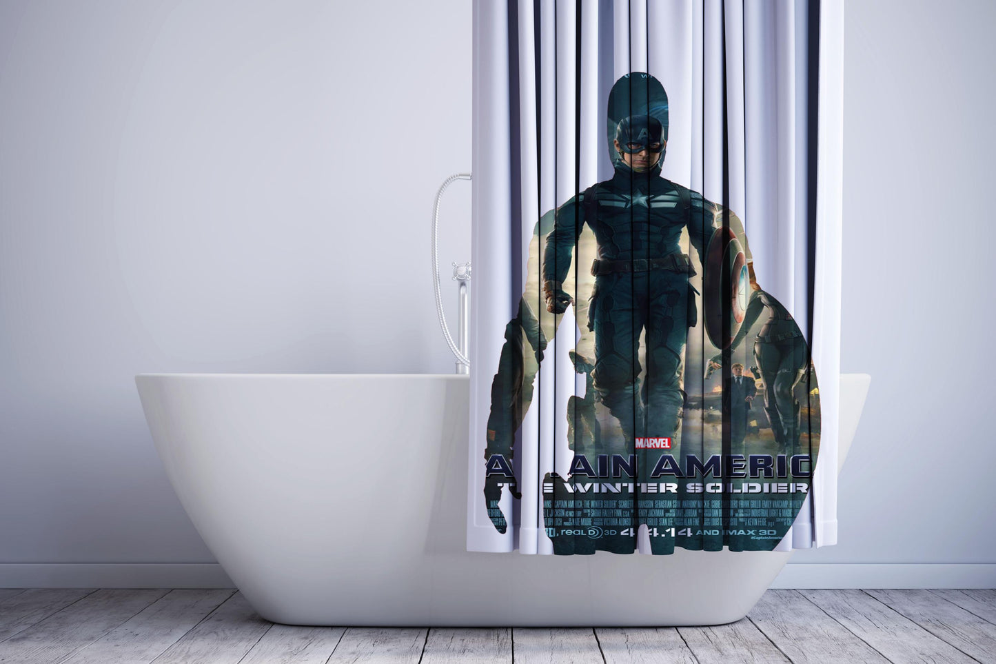 Captain America The First Avenger Shower Curtain