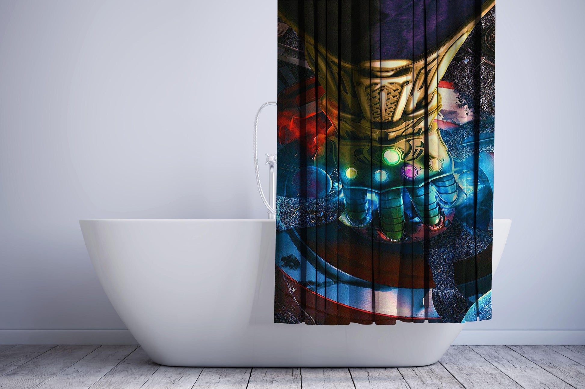 Captain America Shower Curtain