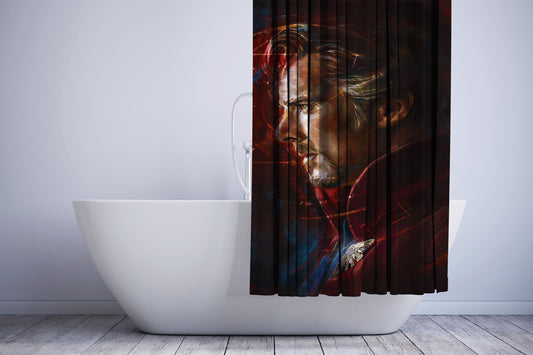 Doctor Strange Illustration Shower Curtain