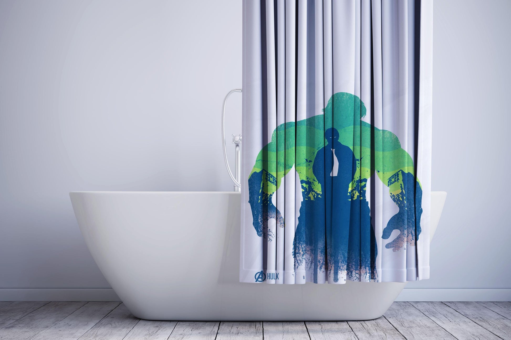 Hulk Minimalist Shower Curtain