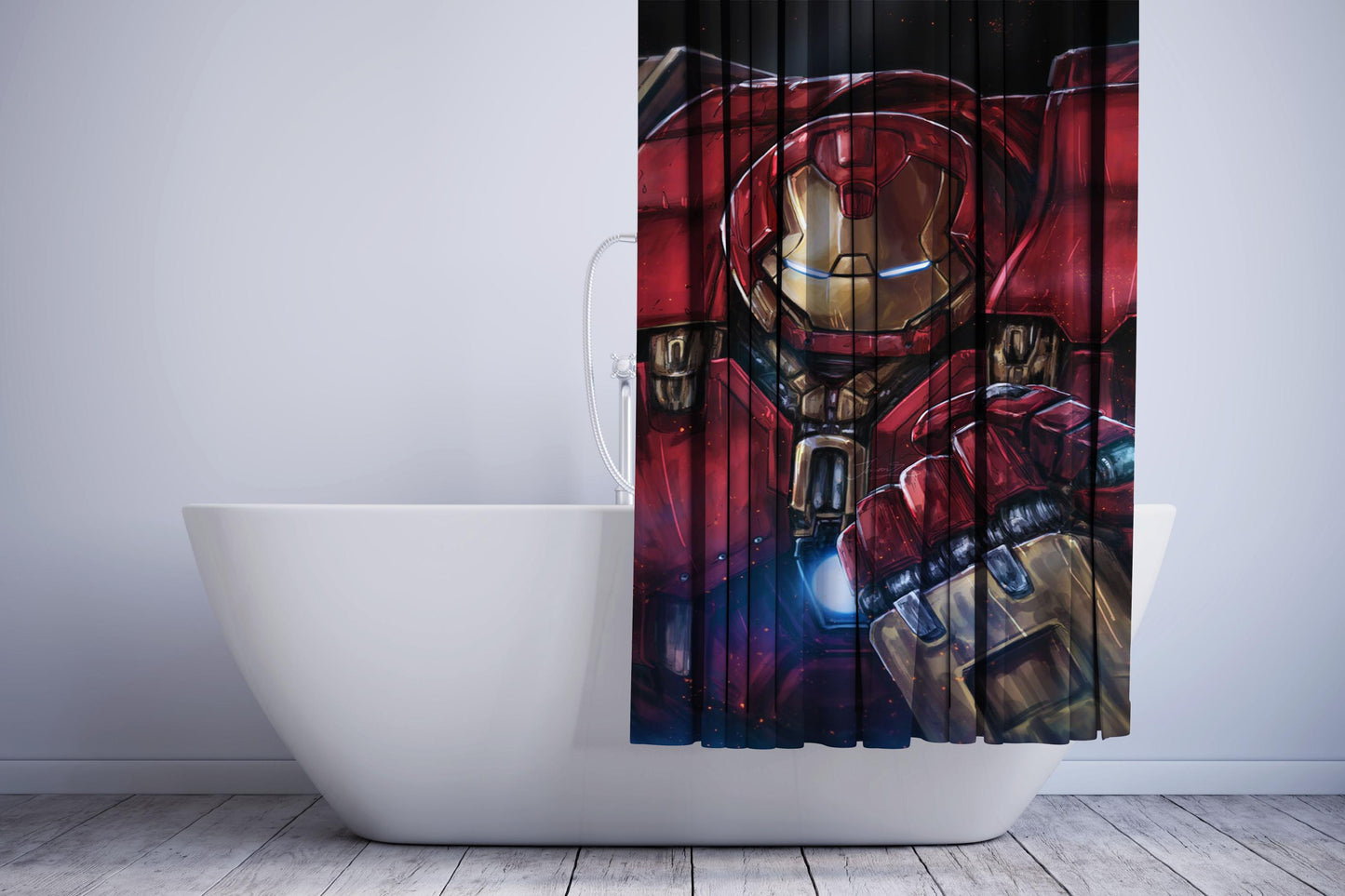 Hulkbuster Iron Man Shower Curtain