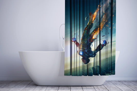 Iron Man 3 Poster Shower Curtain