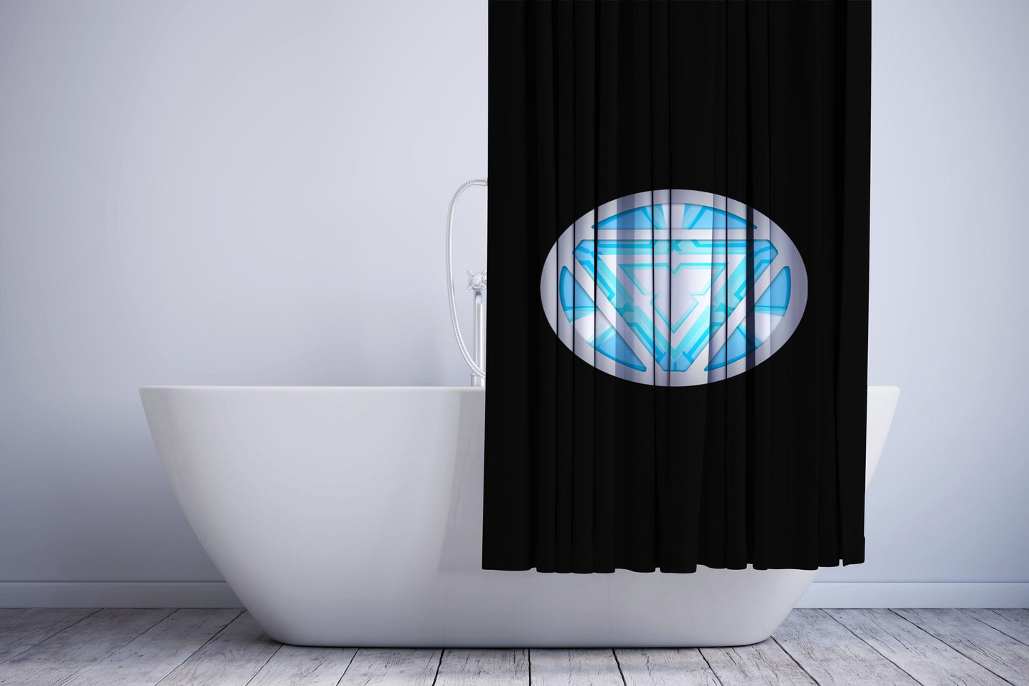 Iron Man Arc Reactor 2 Shower Curtain