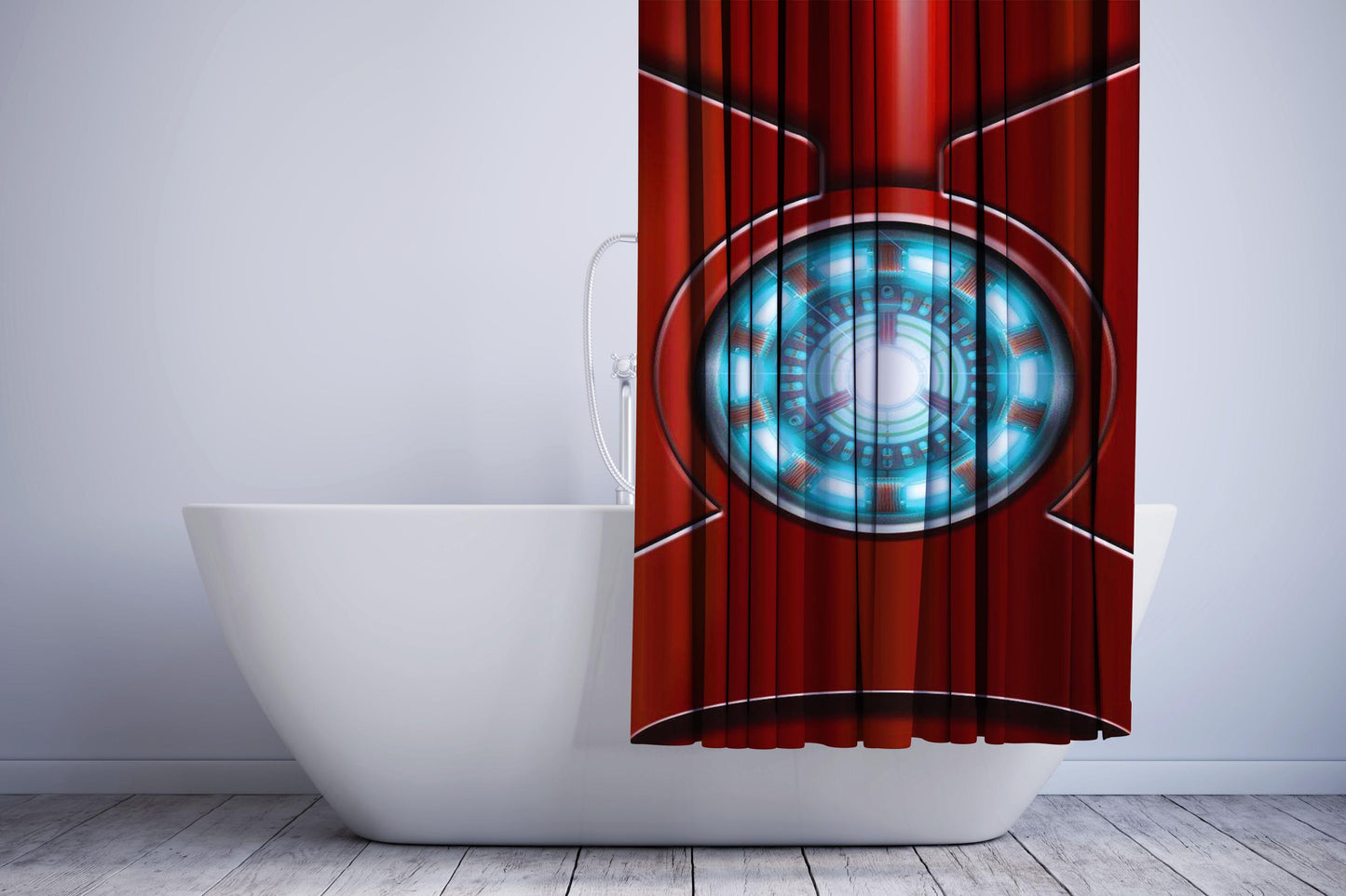 Iron Man Arc Reactor Shower Curtain