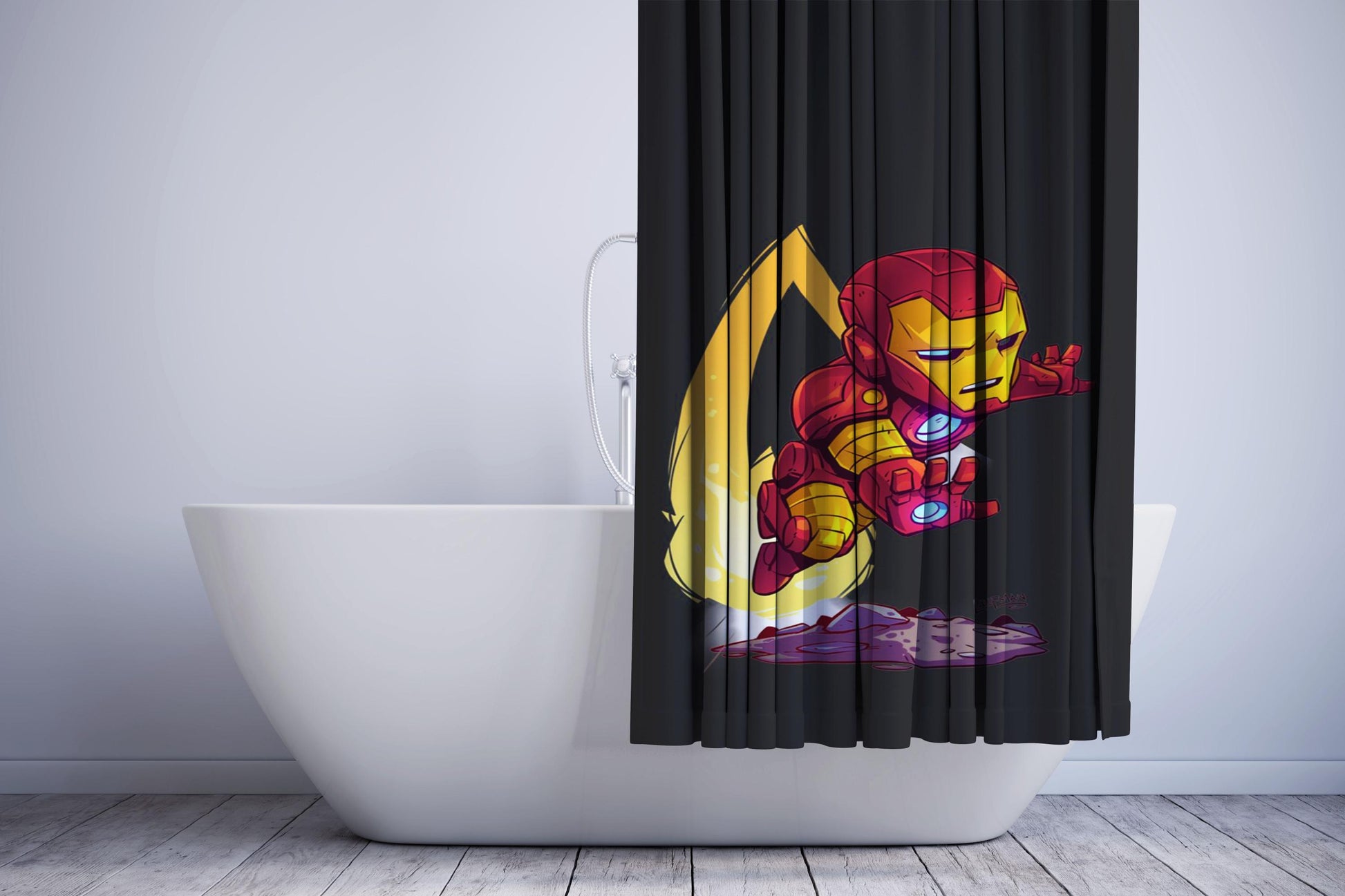 Iron Man Hd Wallpaperr Shower Curtain