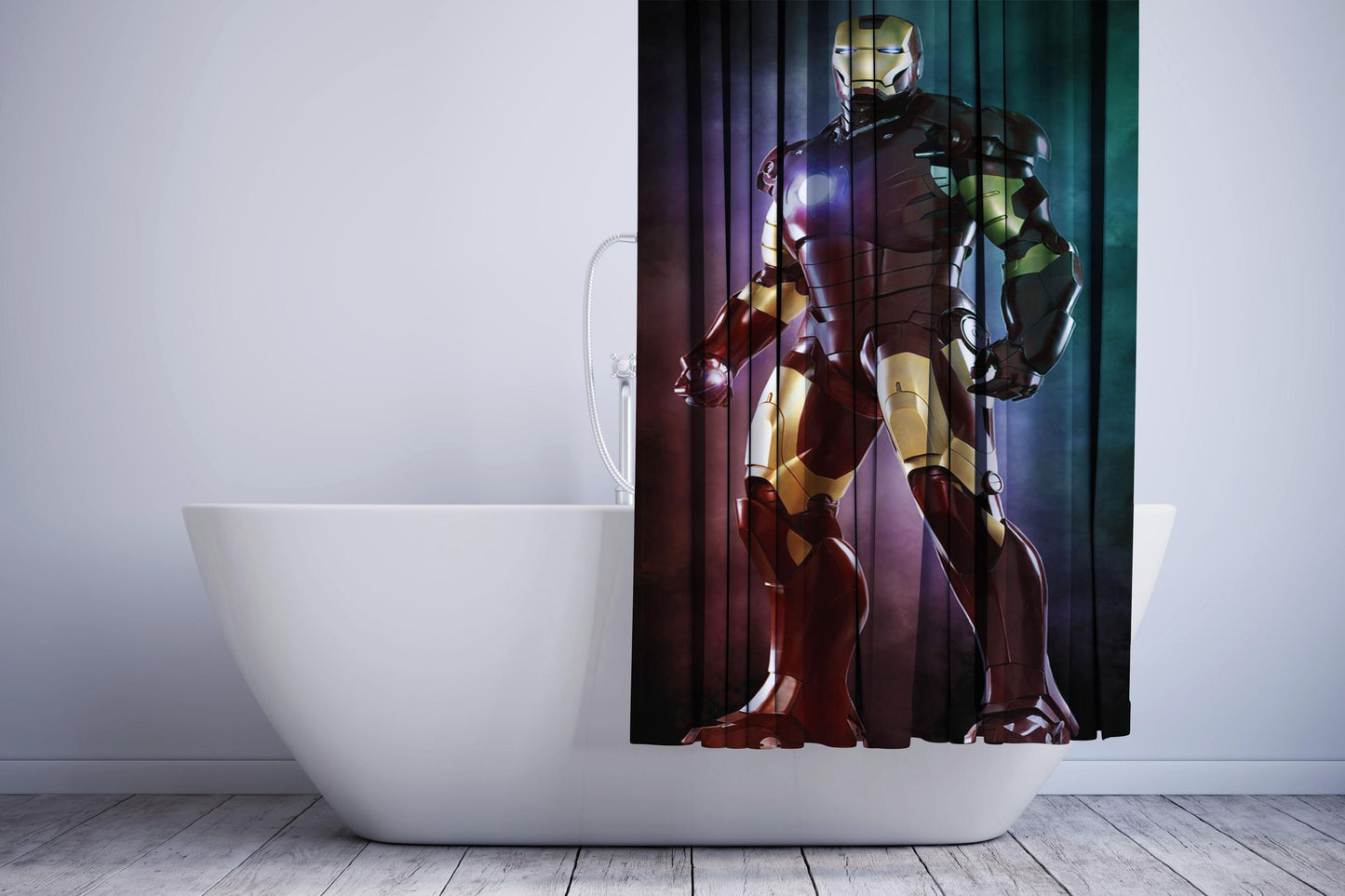 Iron Man Universe Shower Curtain