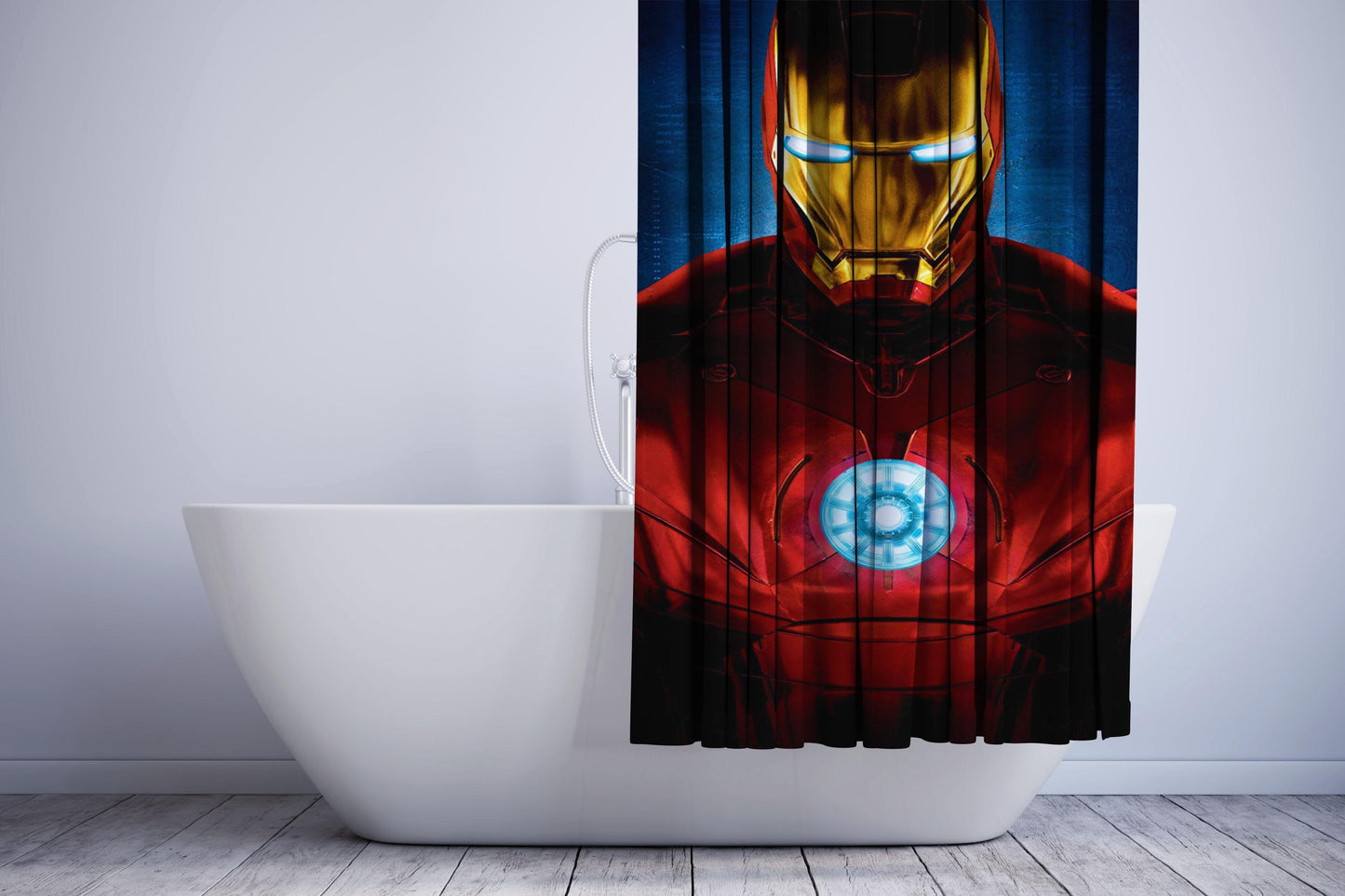 Iron Man Wallpaper Mobile Shower Curtain