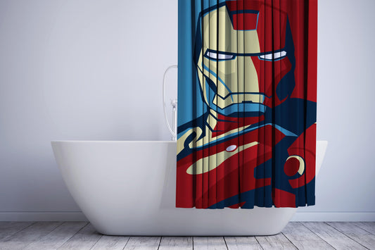 Iron Man Wpap Shower Curtain