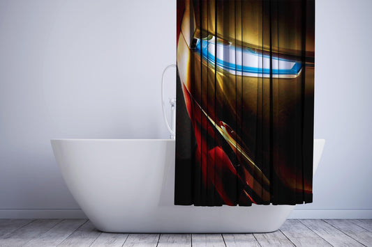 Jarvis Iron Man Wallpaper Shower Curtain