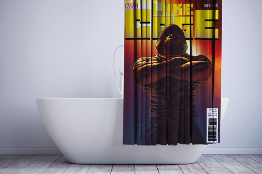 Luke Cage Comic Cover Shower Curtain