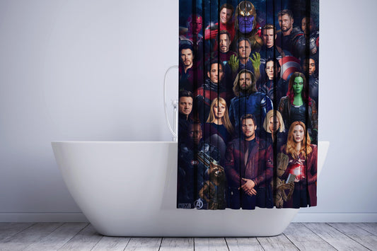 Marvel Avengers Photo Shower Curtain