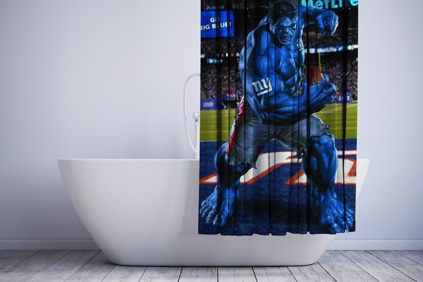 New York Giants Hulk Shower Curtain