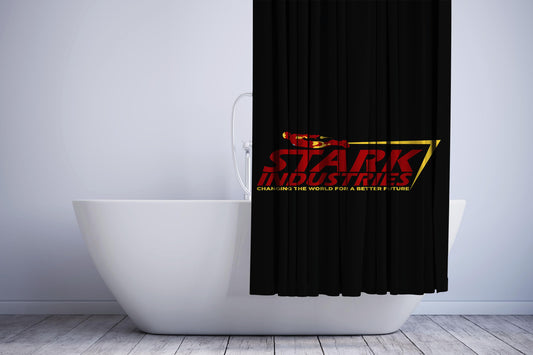 Stark Industries Collaboration Iron Man Emblem Shower Curtain