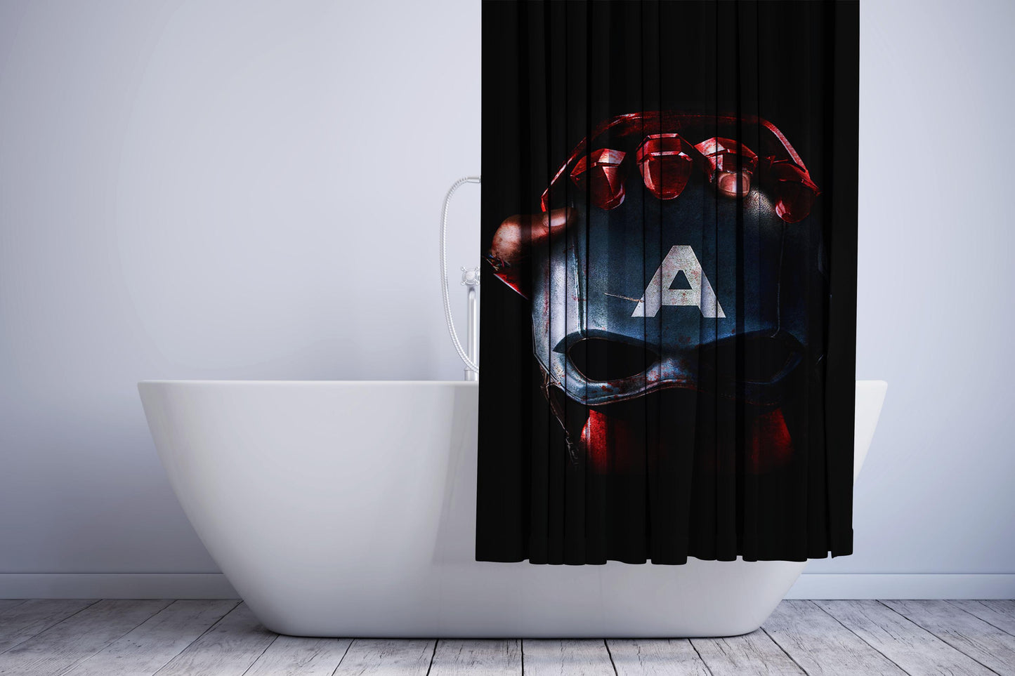 The End Of Captain America Shower Curtain