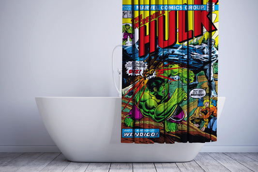 Vintage Comics The Incredible Hulk Cover Shower Curtain