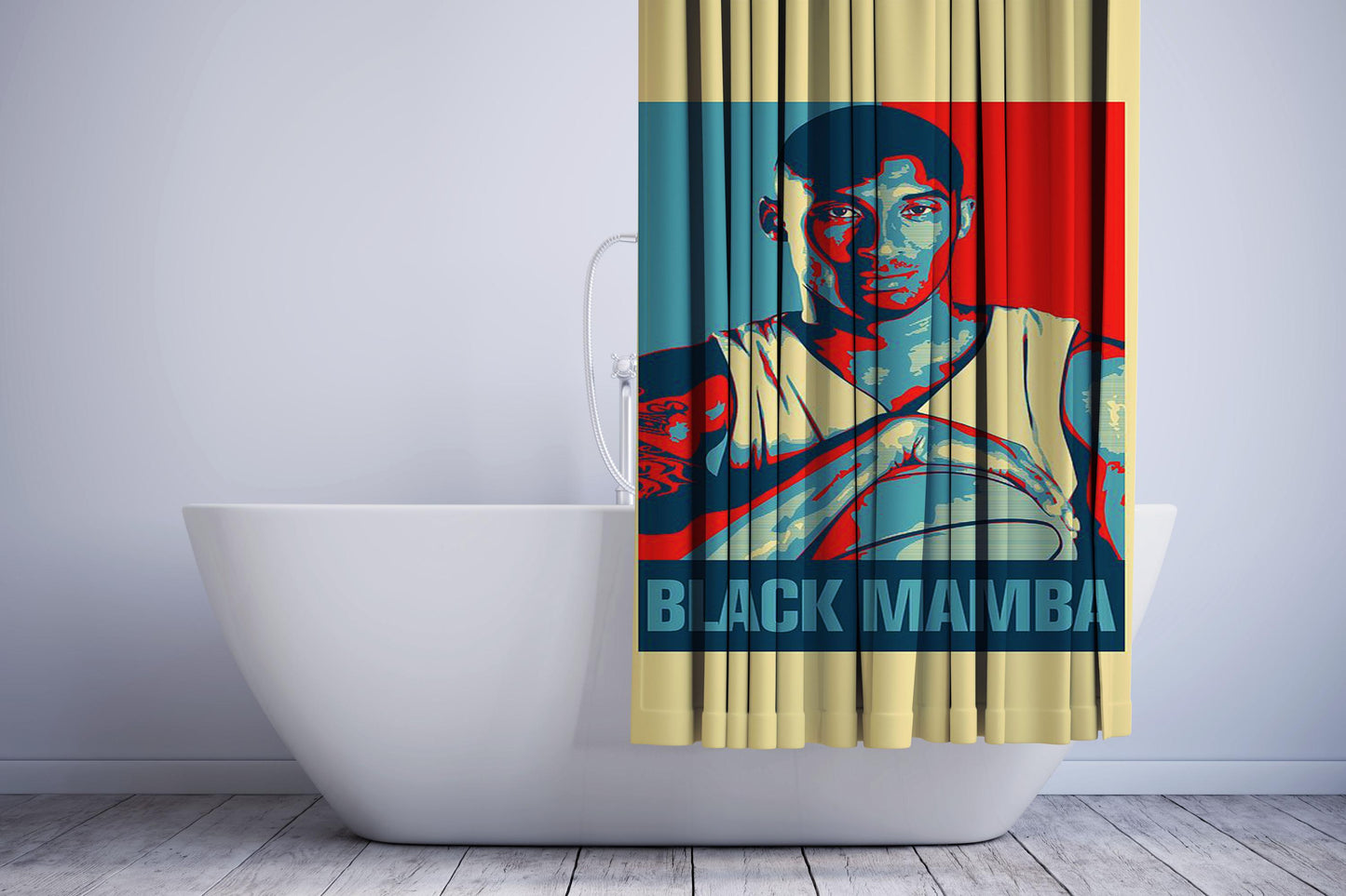 Black Mamba Kobe Bryant Pop Culture Shower Curtain