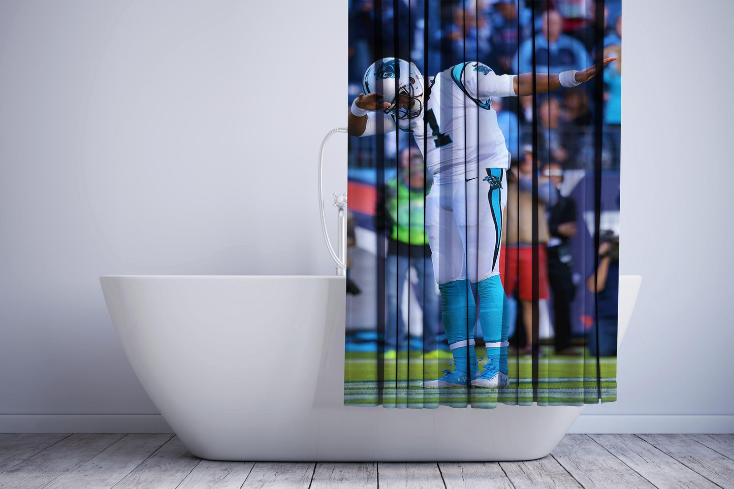 Cam Newton Dabbing Shower Curtain