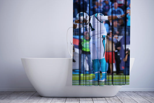 Cam Newton Dabbing Shower Curtain