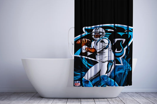 Cam Newton Panthers Shower Curtain