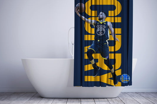 Curry Stephen 30 Golden State Warriors Shower Curtain